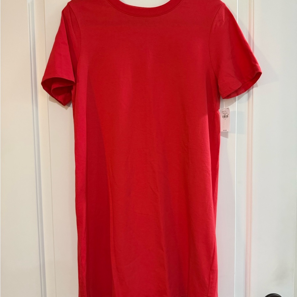 Old Navy Red T.shirt Dress
